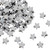 Hematite Star Beads 4mm - Silver Color