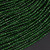 Round Faceted Beads 2mm 15 In Strand - Green Goldstone