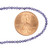 15 In Strand of 2MM Cubic Zirconia Round Faceted Beads - Purple