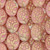 Oval w/ Flower Czech Glass Beads 21x16mm 6 Pcs - Pink w/ Gold Wash