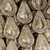 Filigree Teardrop Czech Glass Beads 14x10mm 8 Pcs - Brown and Silver