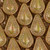 Filigree Teardrop Czech Glass Beads 14x10mm 8 Pcs - Metallic Peanut Brown