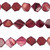 Hexagonal Shaped Mother of Pearl - Burgundy