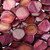 Hexagonal Shaped Mother of Pearl - Burgundy