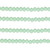 Rondelle Faceted Glass Beads 3mm- Light Mint Green