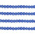 Rondelle Faceted Glass Beads 3mm- Violet Blue