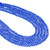 Rondelle Faceted Glass Beads 3mm- Violet Blue