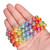 Round Faceted Glass Beads 10mm – Rainbow Mix
