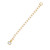 14K Gold Filled 3.5mm Chain Extender w/ CZ Drop