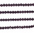 Rondelle Faceted Glass Beads 4mm-Purple Grape