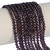 Rondelle Faceted Glass Beads 4mm-Purple Grape