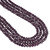 Rondelle Faceted Glass Beads 4mm-Purple Grape