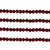 Round Faceted Glass Beads 4mm-Burgundy Red