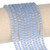 Rondelle Faceted Glass Beads 4mm- Light Icy Blue