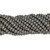 Rondelle Faceted Glass Beads 4mm- Dark Charcoal