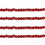 Round Faceted Glass Beads 3mm- Brick Red