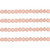 Round Faceted Glass Beads 4mm- Light Pinkish Orange