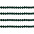Round Faceted Glass Beads 3mm-Dark Pine Green