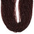 Round Faceted Glass Beads 3mm- Mauve Brown