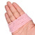 Round Faceted Glass Beads 3mm- Pink