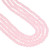 Round Faceted Glass Beads 3mm- Pink