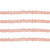 Round Faceted Glass Beads 3mm- Rose Pink