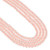 Round Faceted Glass Beads 3mm- Salmon Pink