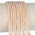 Crystal Glass Pearls 3mm- Creamy Peach