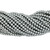 Crystal Glass Pearls 3mm- Silver