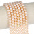 Crystal Glass Pearls 6mm- Creamy Peach