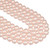 Crystal Glass Pearls 8mm-Light Pink