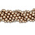 Crystal Glass Pearls 8mm-Bronze Gold