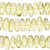 Chip Smooth Gemstone Beads 6x16mm 15 1/2 IN Strand-Heated Lemon Quartz