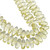 Chip Smooth Gemstone Beads 6x16mm 15 1/2 IN Strand-Heated Lemon Quartz