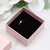 14K Gold Filled 4mm White Bello Opal Bezel Ring Size 6