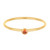 14k Gold Filled Red CZ Stacking Ring Size 7