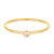 14k Gold Filled Pink CZ Stacking Ring Size 5