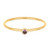 14k Gold Filled Purple CZ Stacking Ring Size 7