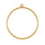 14k Gold Filled Aqua Blue CZ Stacking Ring Size 6