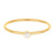 14k Gold Filled White Bello Opal Stacking Ring Size 5