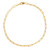 14k Gold Filled Flat Paperclip Chain Bracelet
