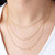 14K Gold Filled 16” 1.1mm Rope Chain Necklace