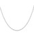 Sterling Silver 16" 0.82mm Twisted Box Chain Necklace