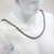 Sterling Silver 18” 3.5mm Two-Tone Twisted Magic Necklace