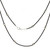 Sterling Silver 18” 1.3mm Two-Tone Rope Necklace