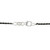 Sterling Silver 18” 1.3mm Two-Tone Rope Necklace