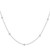 Sterling Silver 14" Stud Ball Chain Necklace