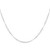 Sterling Silver 14" 1.27mm Singapore Chain Necklace