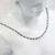 Sterling Silver 18” 2.5mm Two-Tone Ball Necklace