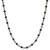 Sterling Silver 16” 2.5mm Two-Tone Ball Necklace